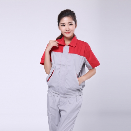 夏季純棉工作服定做，夏季純棉工作服款式