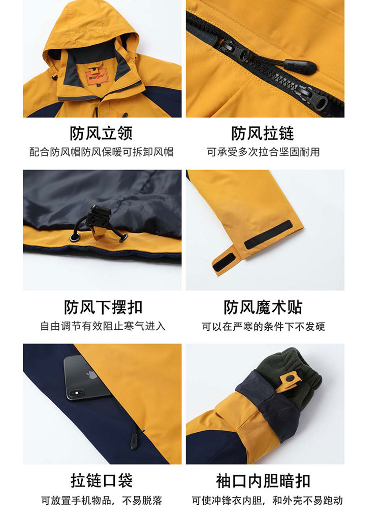 沖鋒衣細節(jié)展示圖